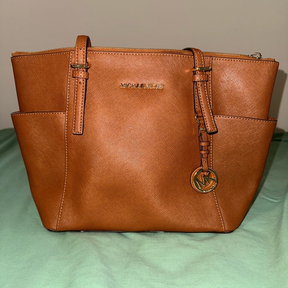 Michael Kors Brown Leather Tote